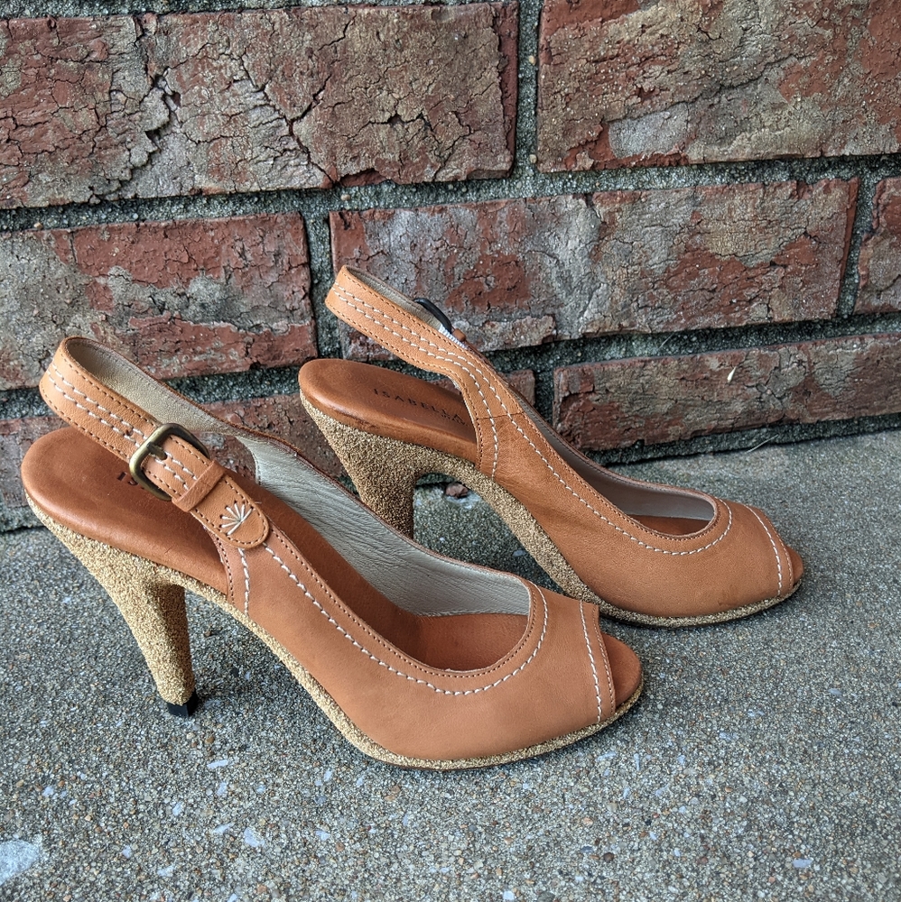 Isabella Fiore Open Toe Slingbacks